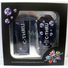 C-Thru Black Diamond EdT 30 ml Eau de Toilette + 75 ml Körperlotion, Geschenkset für Damen C-Thru Black Diamond EdT 30 ml Eau de Toilette + 75 ml Körperlotion, Geschenkset für Damen