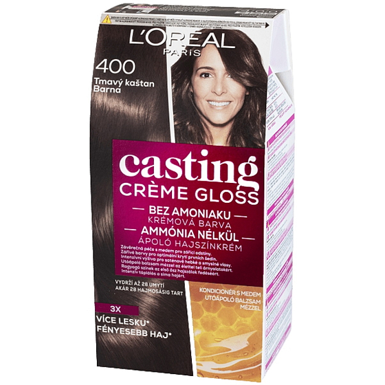 Loreal Paris Casting Creme Gloss Haarfarbe 400 Dunkelkastanie