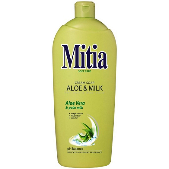 Mitia Aloe & Milch Flüssigseife nachfüllen 1 l