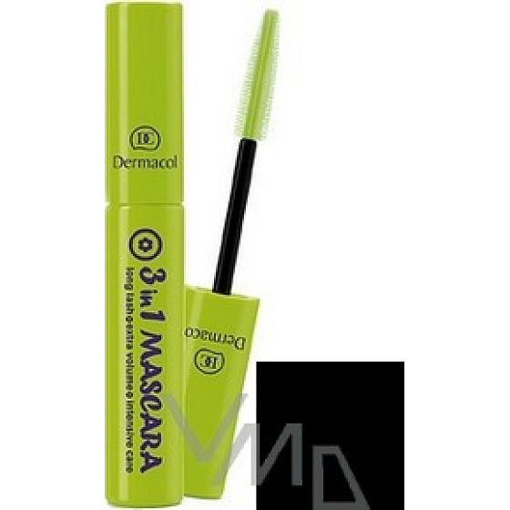Dermacol 3 in 1 Mascara-Farbton schwarz 10 ml