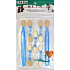 Set beidseitige Lidschattenapplikatoren 497 9,5 cm 12 Stück