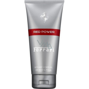 Ferrari Red Power Duschgel für Herren 200 ml