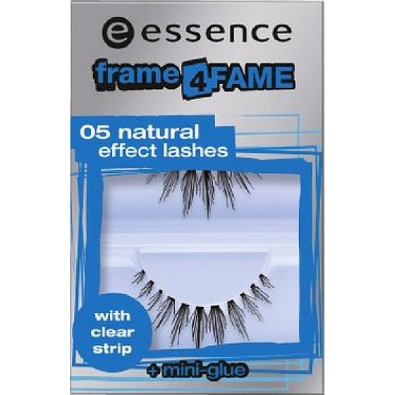 Essence Frame for Fame Künstliche Wimpern 05 Natural Effect Lashes 1 Paar + 1 ml Minikleber