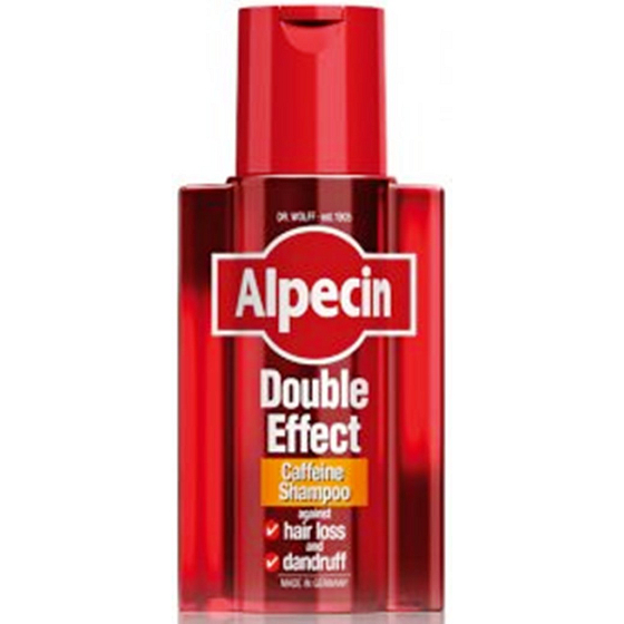 Alpecin Energizer Caffeine Double-Effect Koffein Shampoo gegen Schuppen und Haarausfall 200 ml