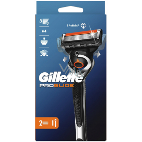 Gillette Fusion ProGlide Flexball Rasierer + Ersatzkopf 2 Stück, für Männer