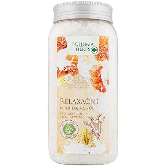 Bohemia Gifts Honig und Ziegenmilch entspannendes Badesalz 900 g