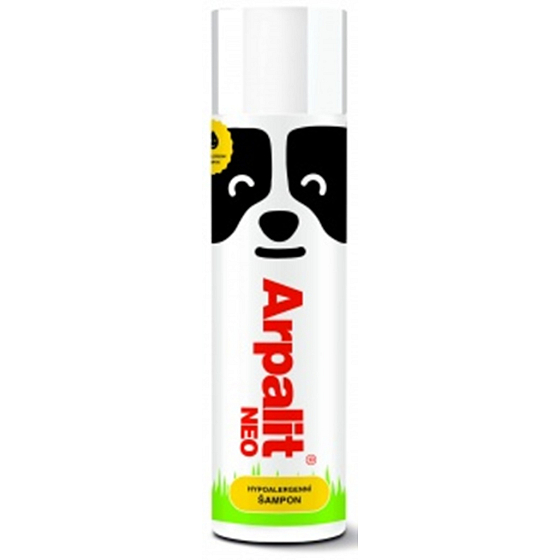Arpalit NEO Hypoallergenes Shampoo für trockene, empfindliche, allergische Haut von Pelztieren 250 ml