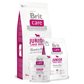 Brit Care Junior Lamm + Reis für Welpen und junge Hunde von 3 Monaten bis 2,5 Jahren großer Rassen über 25 kg 12 kg
