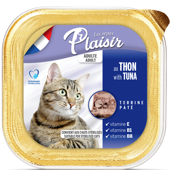 Plaisir Cat Thunfisch Tablett 100 g