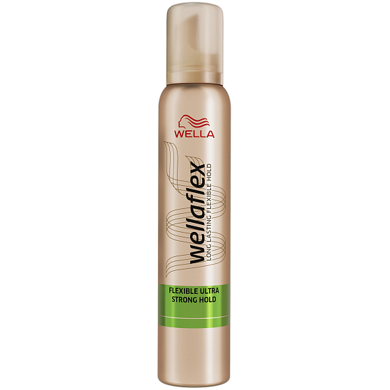 Wella Wellaflex Flexible Ultra Strong Halten Sie den ultra-starken Schaumhärter 200 ml
