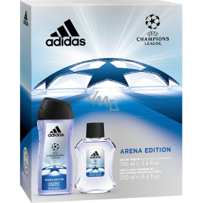 Adidas UEFA Champions League Arena Edition Eau de Toilette für Männer 100 ml + Duschgel für Männer 250 ml, Kosmetikset