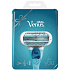 Gillette Venus Rasierer + Ersatzkopf 1 Stück + Satin Care Rasiergel 75 ml, Kosmetikset für Frauen