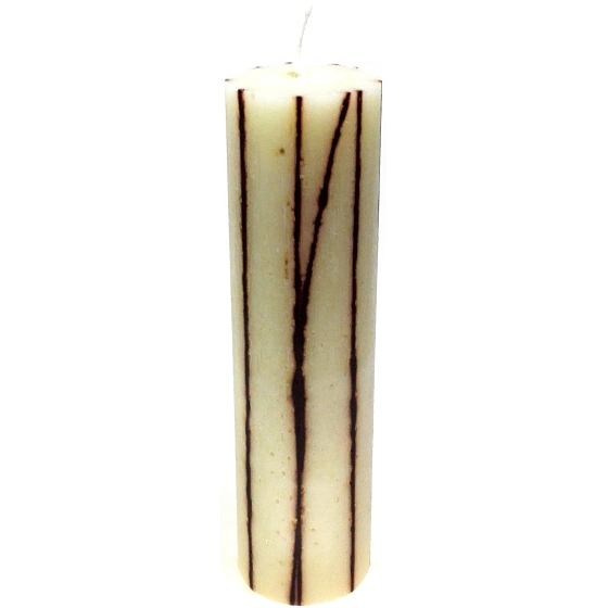 Lima Rustik aromatisch duftender kerzenbrauner Zylinder 70 x 300 mm 1 Stück