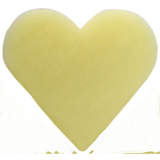 Englische Seife Mandeln natürliche parfümierte Seife Herz in Organza 20 g