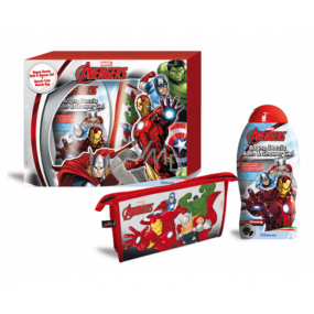 Marvel Avengers Duschgel 250 ml + kosmetische Handtasche für Kinder, Geschenkset