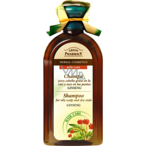 Green Pharmacy Ginseng-Shampoo für fettiges trockenes Haar 350 ml