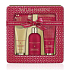 Baylis & Harding Feige und Granatapfel flüssige Körperseife 300 ml + Duschcreme 130 ml + Seife 150 g + Hand- und Körpercreme 130 g + Handtuch, in einem Dosen-Kosmetikset