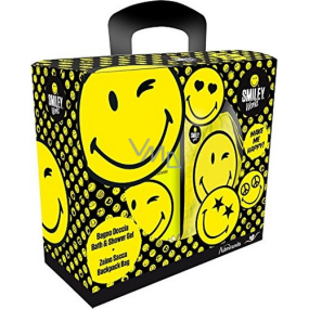 Smiley World Yellow Duschgel 300 ml + Beutel Geschenkset für Kinder