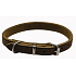 B & F Kragen Leder Rindsleder khaki-fettiges Leder 1,8 x 50 cm