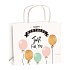 Engel Geschenk Papiertüte 23 x 18 x 10 cm Geburtstag Goldprägeballons Größe M.