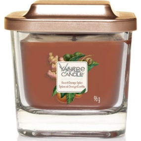 Yankee Candle Sweet Orange Spice - Süßorangen- und Gewürzkerze mit Sojaduft Elevation kleines Glas 1 Docht 96 g