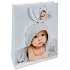 Nekupto Geschenk Papiertüte 26 x 32 x 12,5 cm Baby 1385 02 KFL