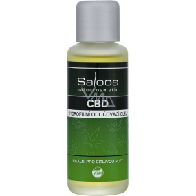 Saloos CBD hydrophiles Make-up-Entfernungsöl für empfindliche Haut 50 ml