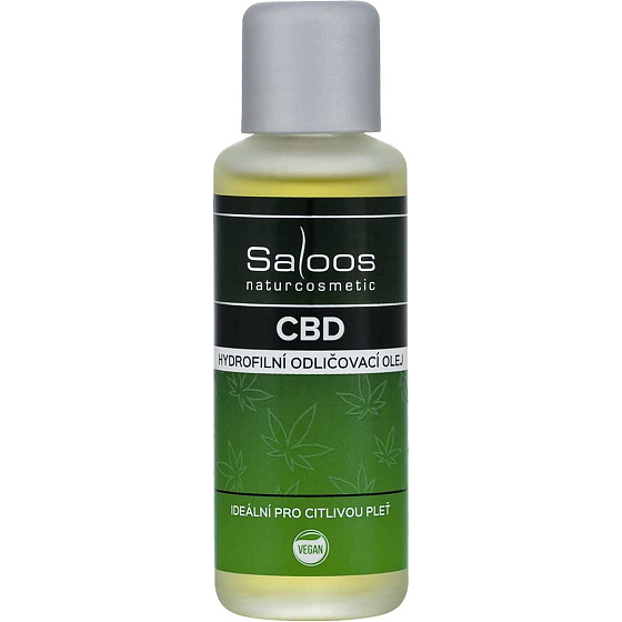 Saloos CBD hydrophiles Make-up-Entfernungsöl für empfindliche Haut 50 ml