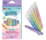 Colorino Pastellmarker mit Glitzer 6 Farben