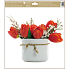 Fensterfolie ohne Kleber Tulpen rot 30 x 33,5 cm