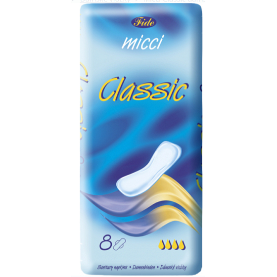 Micci Classic Intimpolster ohne Flügel 8 Stück