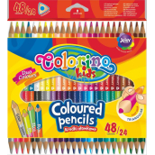 Colorino Buntstifte dreieckig doppelseitig 24 / 48 Farben