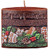 Kerzen Lebkuchen-Duftkerze Ellipse 115 x 55 x 100 mm