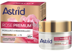 Astrid Rose Premium 65+ revitalisierende und remodelierende Tagescreme OF15, 50 ml