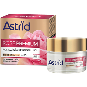 Astrid Rose Premium 65+ revitalisierende und remodelierende Tagescreme OF15, 50 ml