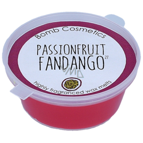 Bomb Cosmetics Passionfruit Fandango - Passionsfrucht duftende Wachs für Aromatherapie in einer Tasse 35 g