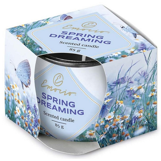 Emocio Dekor Spring Dreaming Kerze Glas 70 x 62 mm