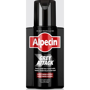 Alpecin koffeinhaltiges Shampoo für Haare Grey Attack, 200 ml