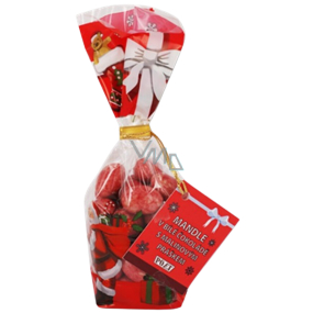 Poex Mandeln in weißer Schokolade mit Himbeerpulver 200 g