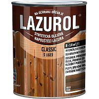 Lazurol Classic S1023 dünnfilmige Holzlasur mit Ölanteilen, 0023 Teak, 750 ml