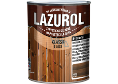 Lazurol Classic S1023 dünnfilmige Holzlasur mit Ölanteilen, 0023 Teak, 750 ml