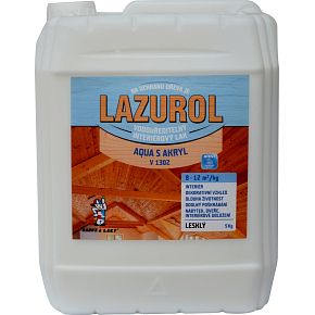 Lazurol Aqua S Akryl V1302 glänzend Lack auf Holz 5 kg Lazurol Aqua S Akryl V1302 glänzend Lack auf Holz 5 kg