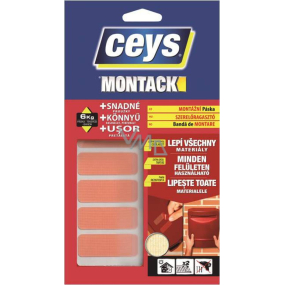 Ceys Montack Express doppelseitige Montagebänder, 48 × 18 mm, 10 Stk.