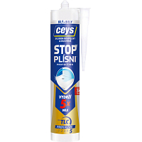 Ceys Stop Schimmel Sanitärsilikon, weiß, 280 ml