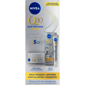 Nivea Q10 Anti-Falten Expert Serum zur Faltenauffüllung, 15 ml + Tagescreme, 50ml