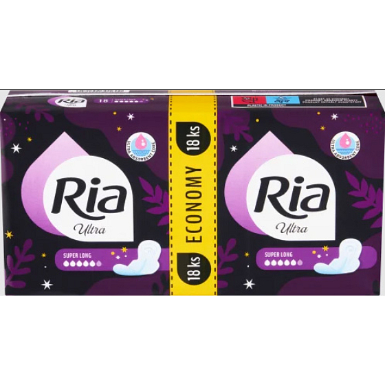 Ria Damenbinden Ultra Super Long Duopack, 18 Stk