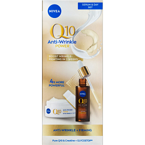 Nivea Experten-Dualserum gegen Falten und Tagescreme Q10 Anti-Wrinkle Expert 30ml + 50ml
