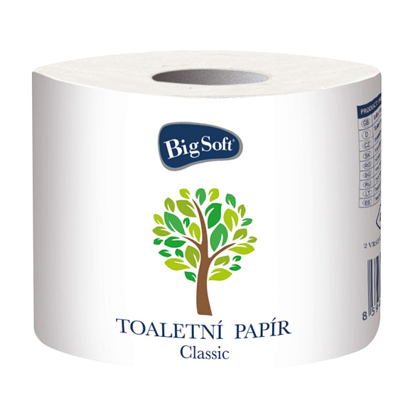 Big Soft Classic Toilettenpapier in verschiedenen Farben 2-lagig 1000 Stück 1 Stück
