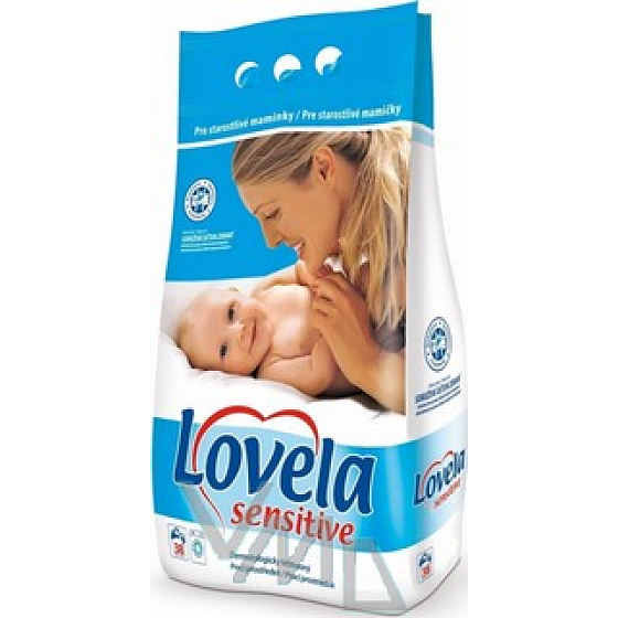 Lovela Sensitive Waschpulver für Kinder 5,4 kg + 50% extra = 8,1 kg