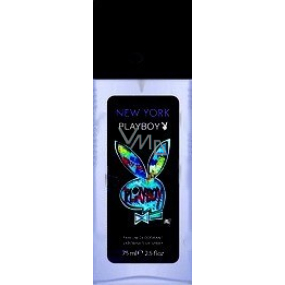 Playboy New York parfümiertes Deodorantglas für Männer 75 ml